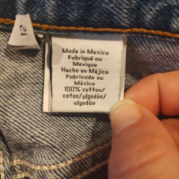 Calvin Klein Jeans Women 12 Double Stone Wash Mom Easy Fit Zipper Fly Straight - Picture 5 of 13